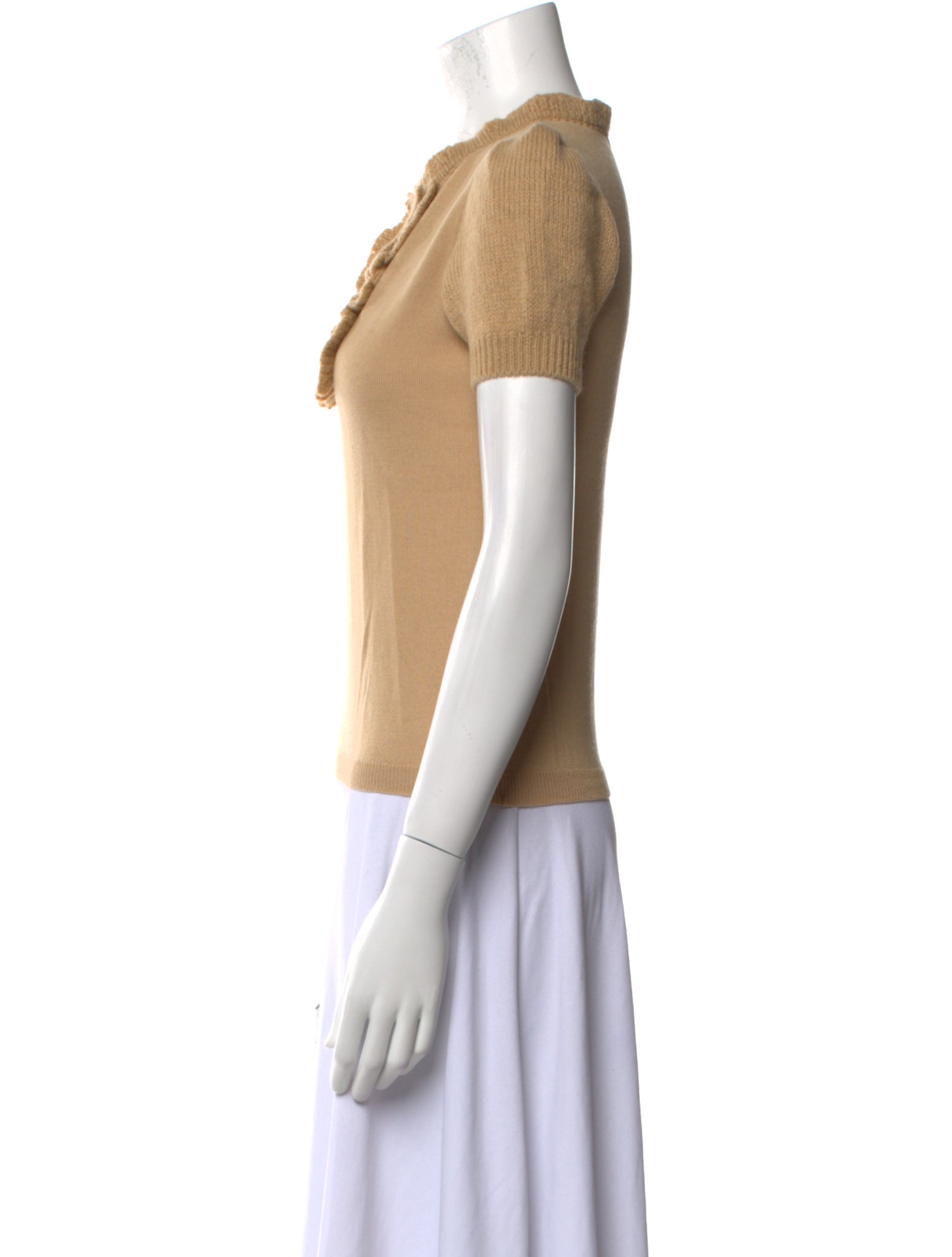 Moschino Cheap and Chic Virgin Wool V-Neck Sweater