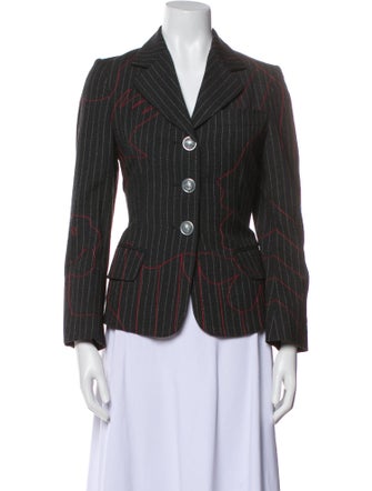 Moschino Cheap and Chic Wool Striped Blazer