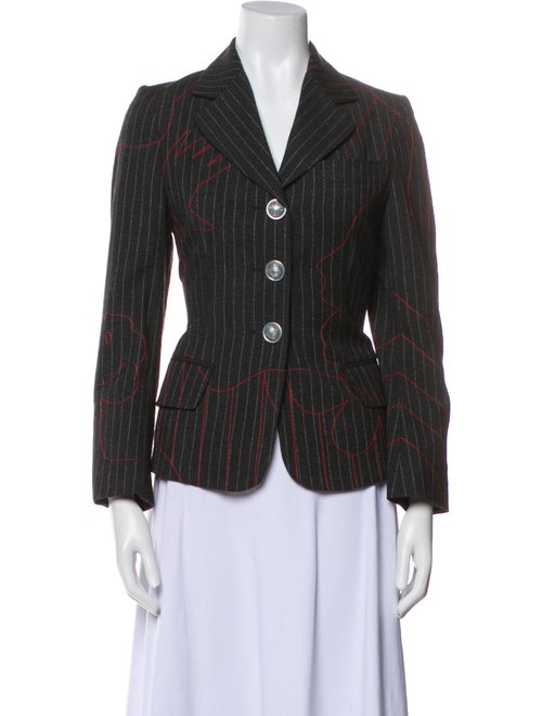 Moschino Cheap and Chic Wool Striped Blazer