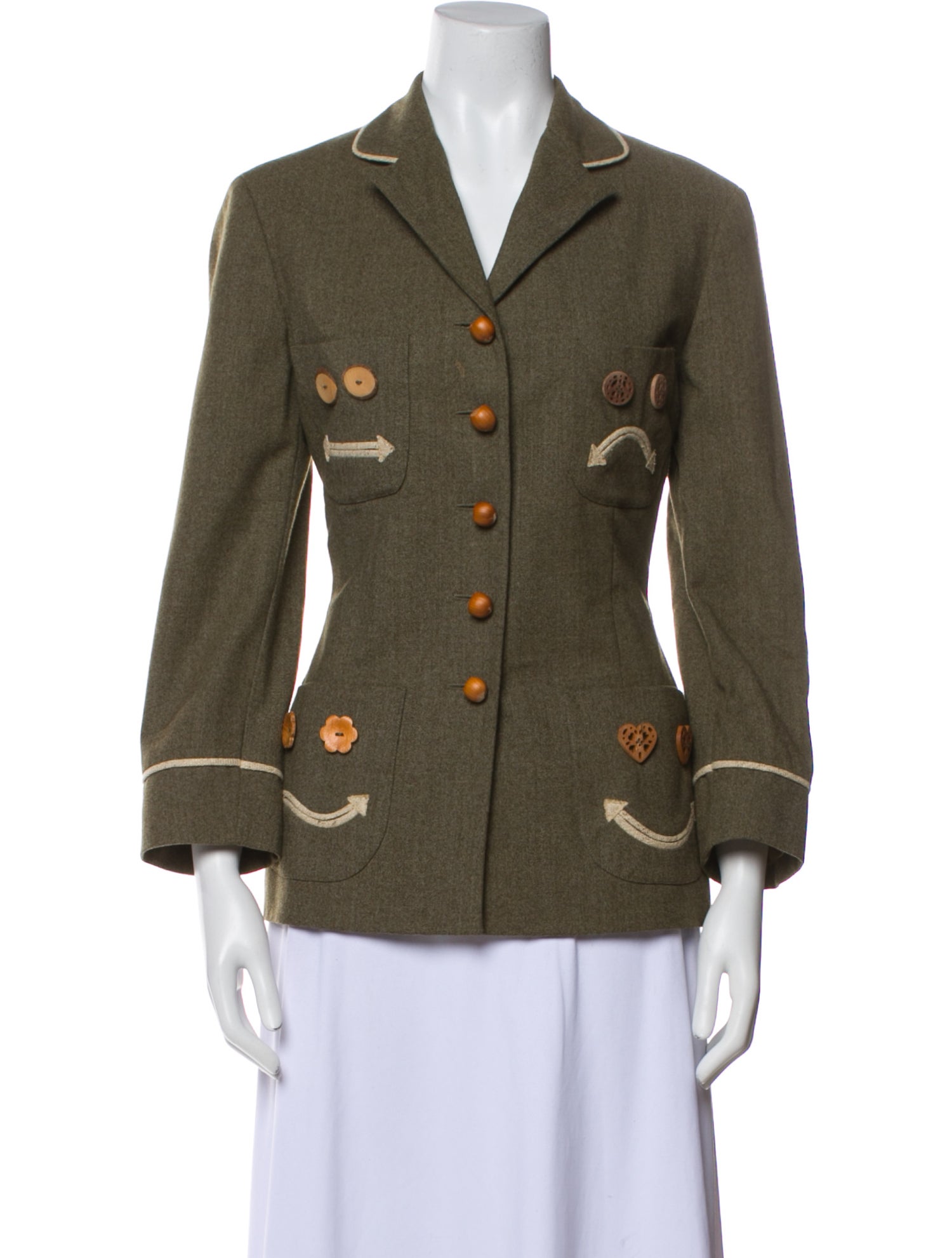 Moschino Cheap and Chic Virgin Wool Blazer