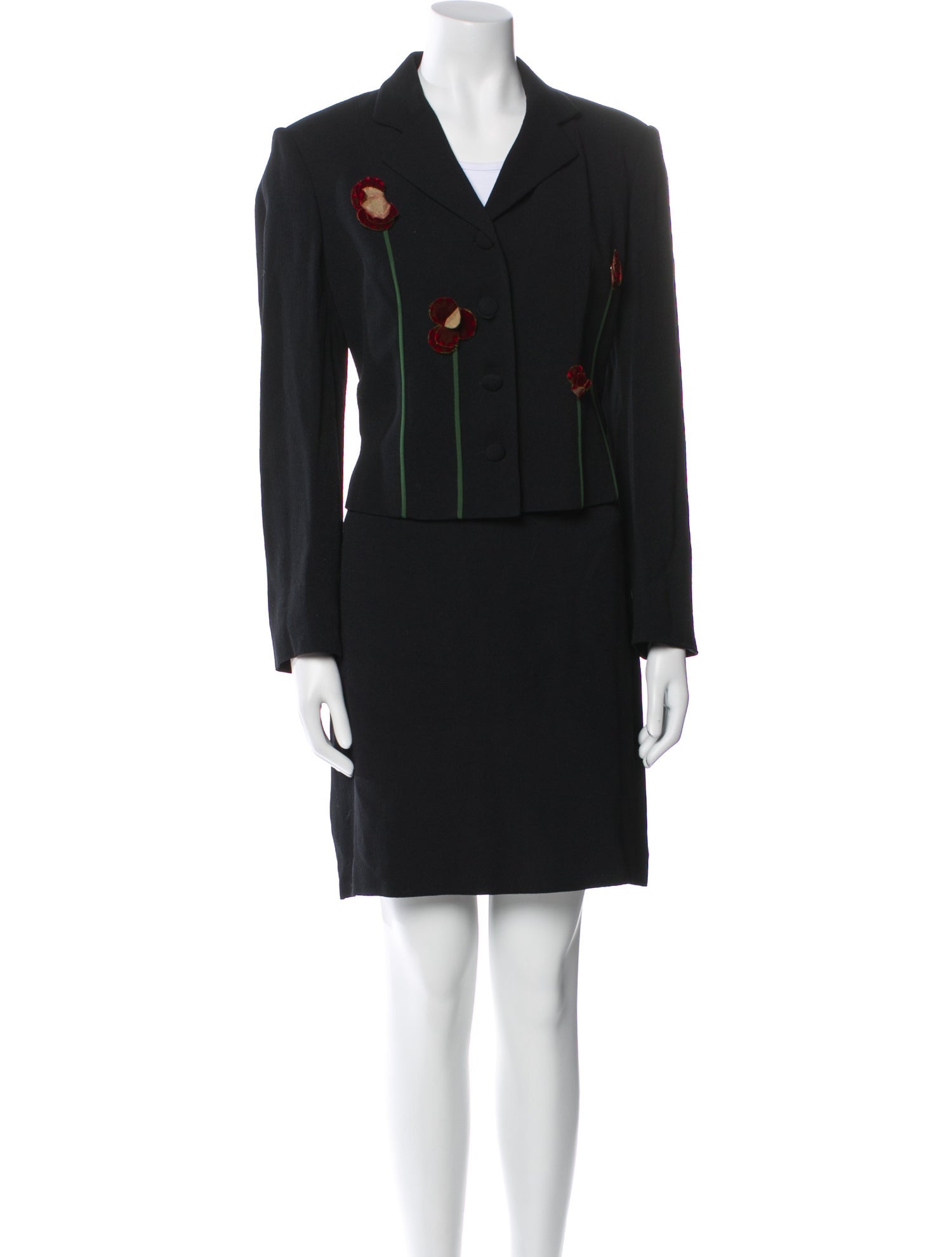 Moschino Cheap and Chic Vintage 1990's Skirt Suit