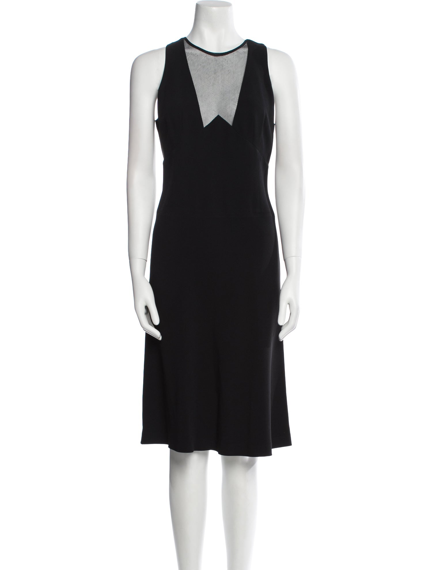 Moschino Cheap and Chic Crew Neck Midi Length Dress