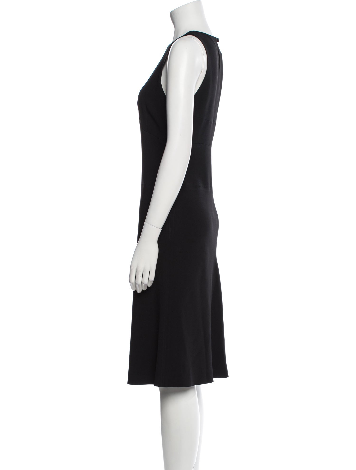 Moschino Cheap and Chic Crew Neck Midi Length Dress