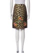 Moschino Cheap and Chic Animal Print Knee-Length Skirt