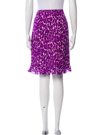 Moschino Cheap and Chic Silk Knee-Length Skirt
