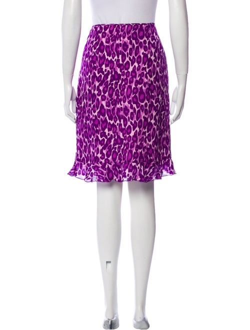Moschino Cheap and Chic Silk Knee-Length Skirt