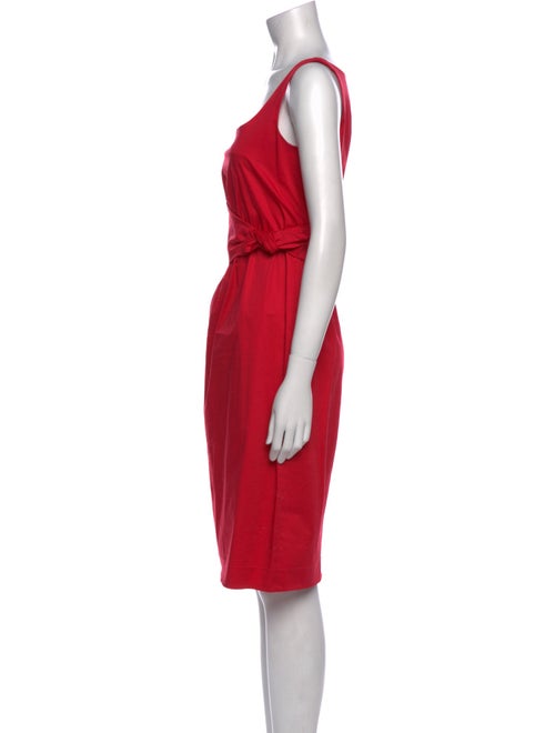 Moschino Cheap and Chic Square Neckline Knee-Length Dress