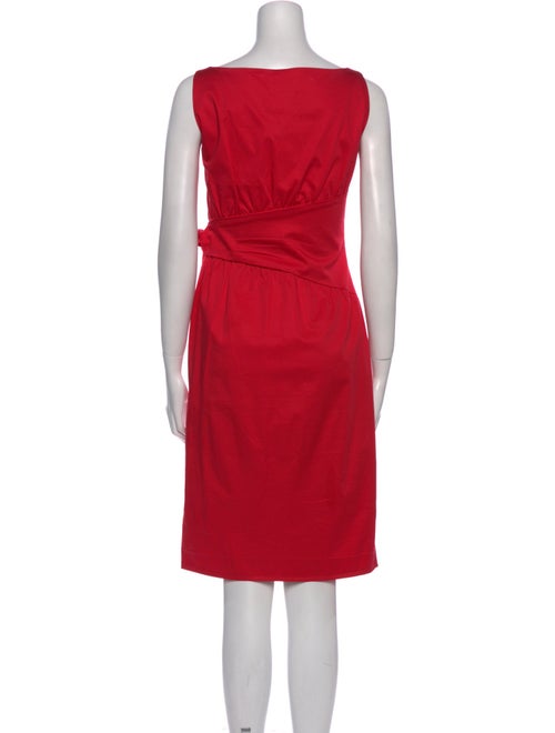 Moschino Cheap and Chic Square Neckline Knee-Length Dress