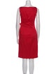 Moschino Cheap and Chic Square Neckline Knee-Length Dress