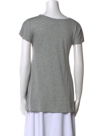 Moschino Cheap and Chic Graphic Print Scoop Neck T-Shirt