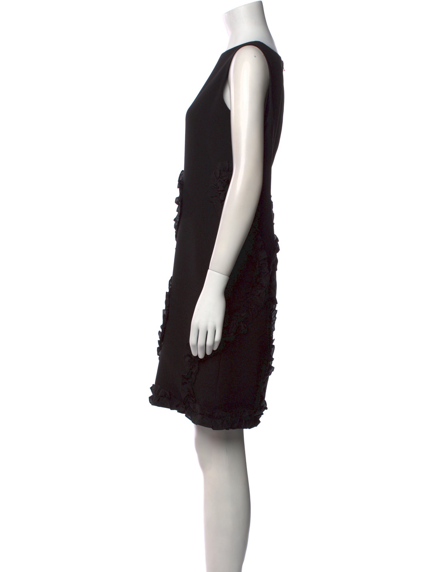 Moschino Cheap and Chic Bateau Neckline Mini Dress