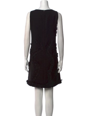 Moschino Cheap and Chic Bateau Neckline Mini Dress