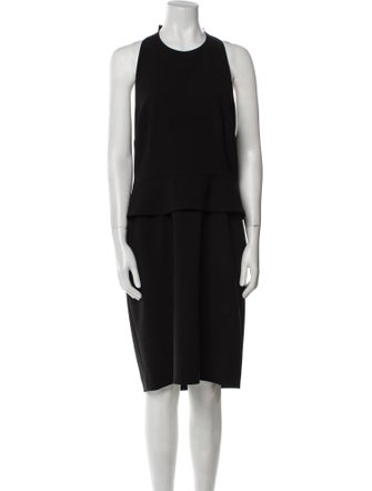 Moschino Cheap and Chic Crew Neck Knee-Length Dress