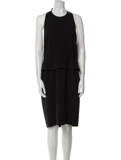 Moschino Cheap and Chic Crew Neck Knee-Length Dress