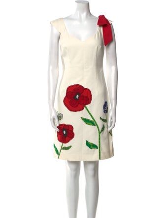 Moschino Cheap and Chic Printed Mini Dress