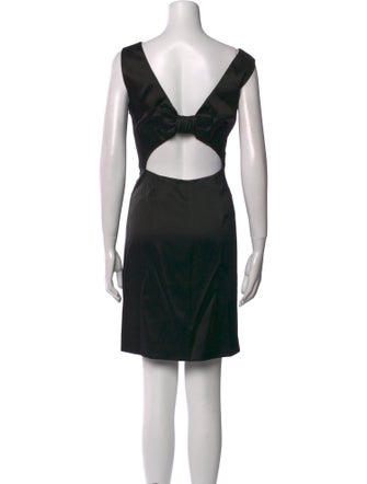 Moschino Cheap and Chic Bateau Neckline Mini Dress