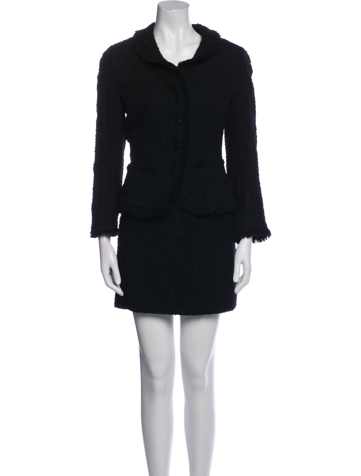 Moschino Cheap and Chic Virgin Wool Skirt Suit