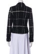 Moschino Cheap and Chic Wool Plaid Print Blazer