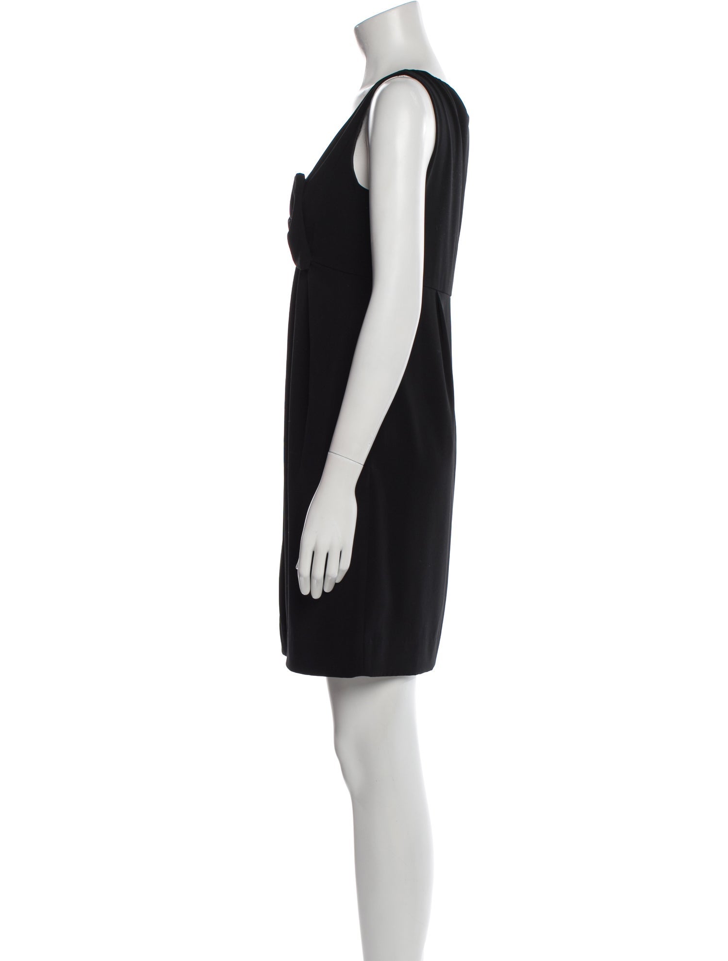 Moschino Cheap and Chic V-Neck Mini Dress