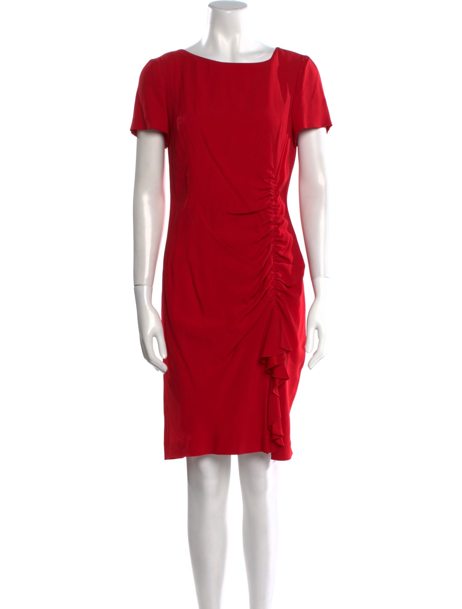 Moschino Cheap and Chic Bateau Neckline Mini Dress