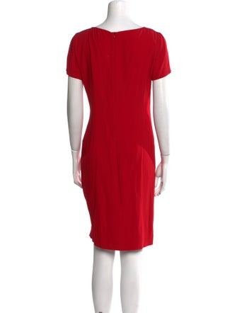 Moschino Cheap and Chic Bateau Neckline Mini Dress