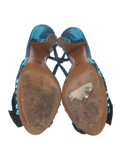 Moschino Cheap and Chic Sequins Slingback Pumps