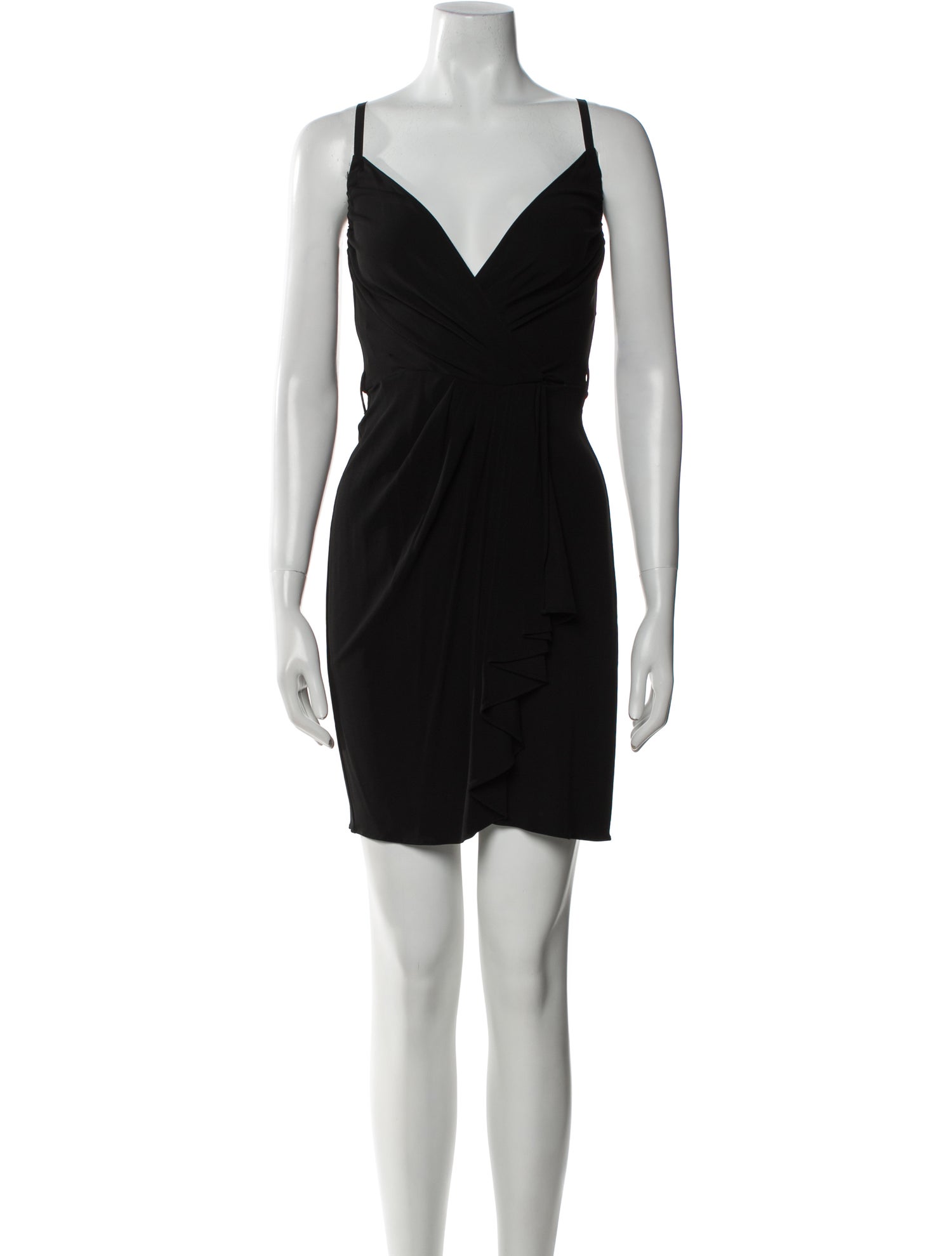 Moschino Cheap and Chic V-Neck Mini Dress