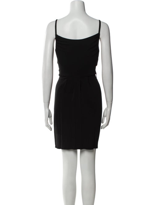 Moschino Cheap and Chic V-Neck Mini Dress