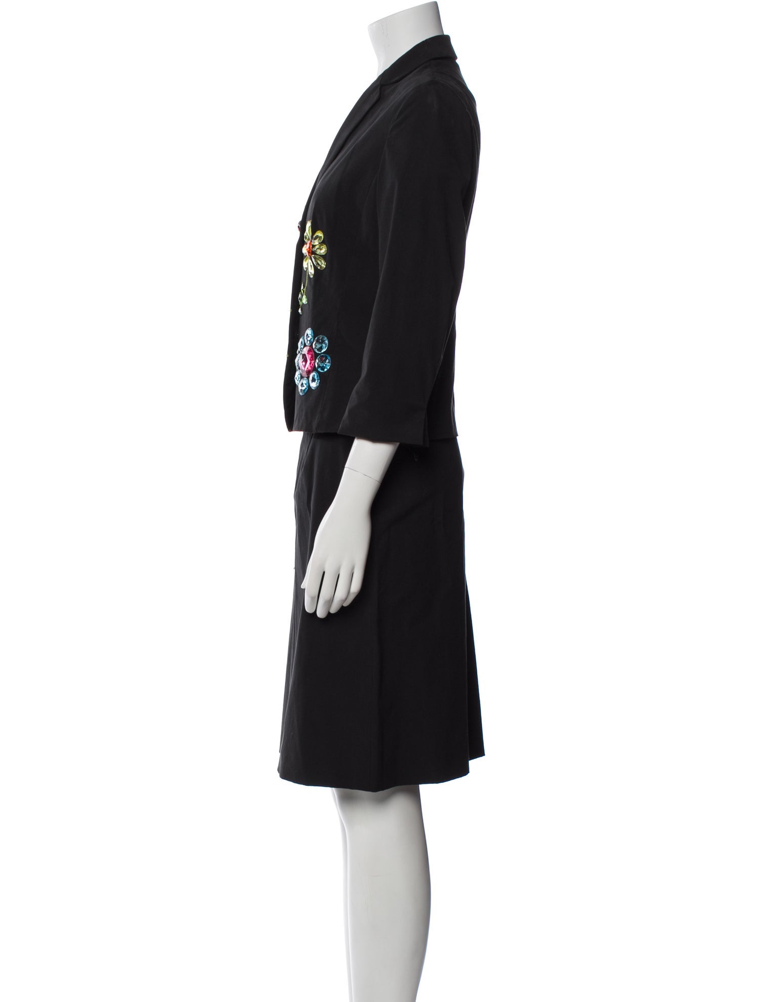 Moschino Cheap and Chic Vintage 2010's Skirt Suit