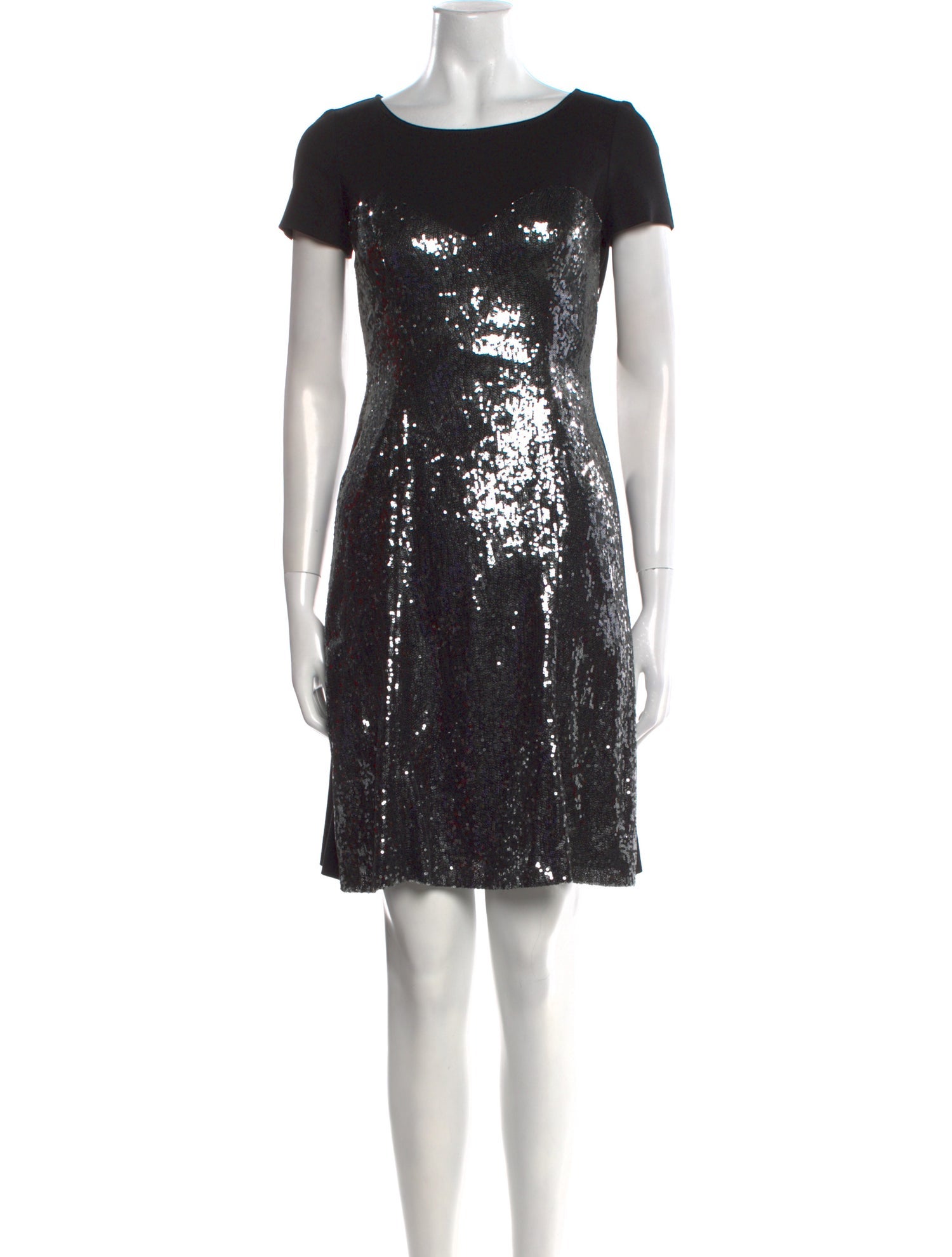 Moschino Cheap and Chic Bateau Neckline Mini Dress