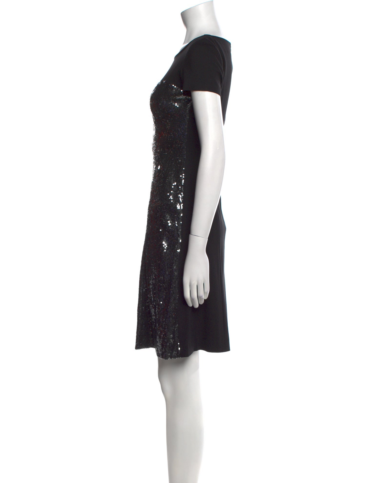 Moschino Cheap and Chic Bateau Neckline Mini Dress