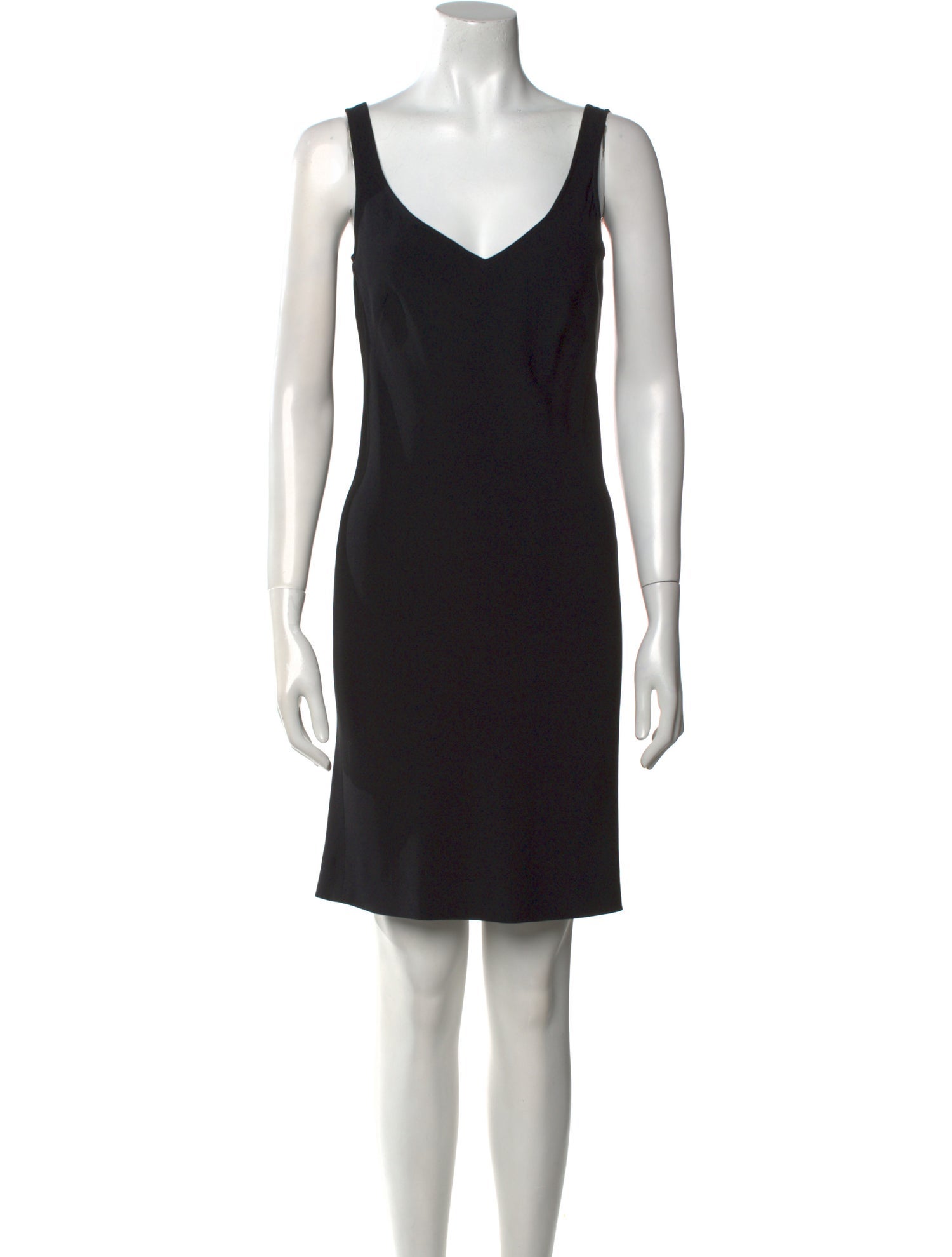 Moschino Cheap and Chic V-Neck Mini Dress