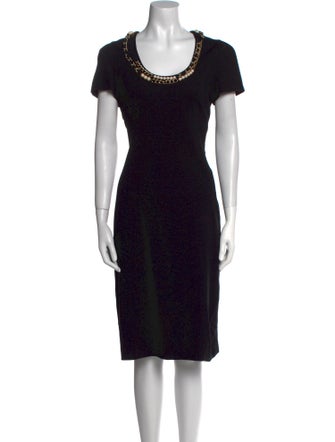 Moschino Cheap and Chic Printed Knee-Length Dress