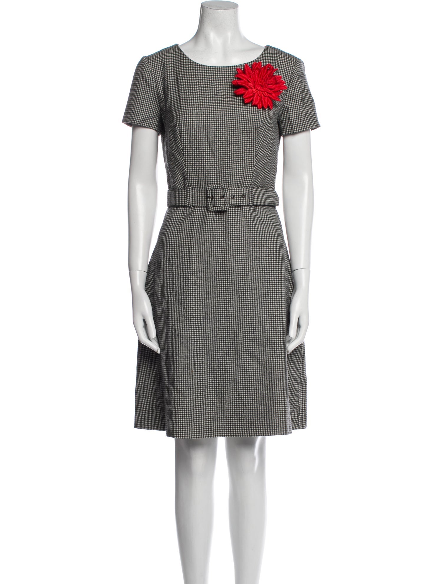 Moschino Cheap and Chic Virgin Wool Mini Dress