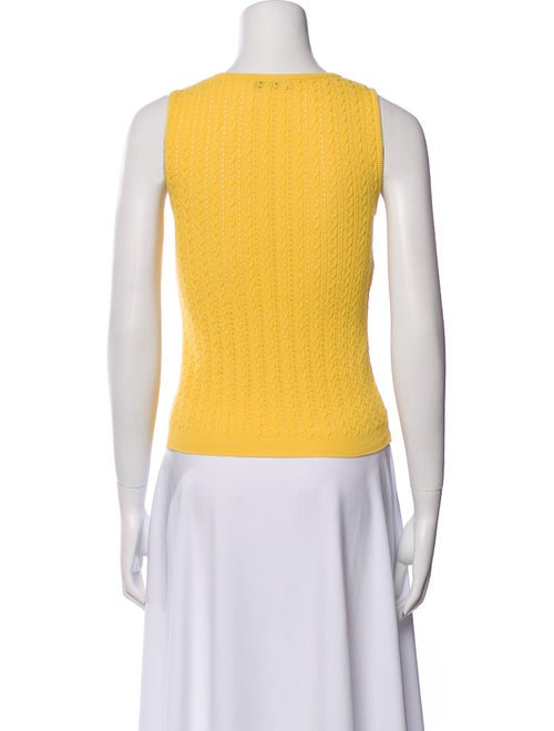 Moschino Cheap and Chic Printed Scoop Neck Top