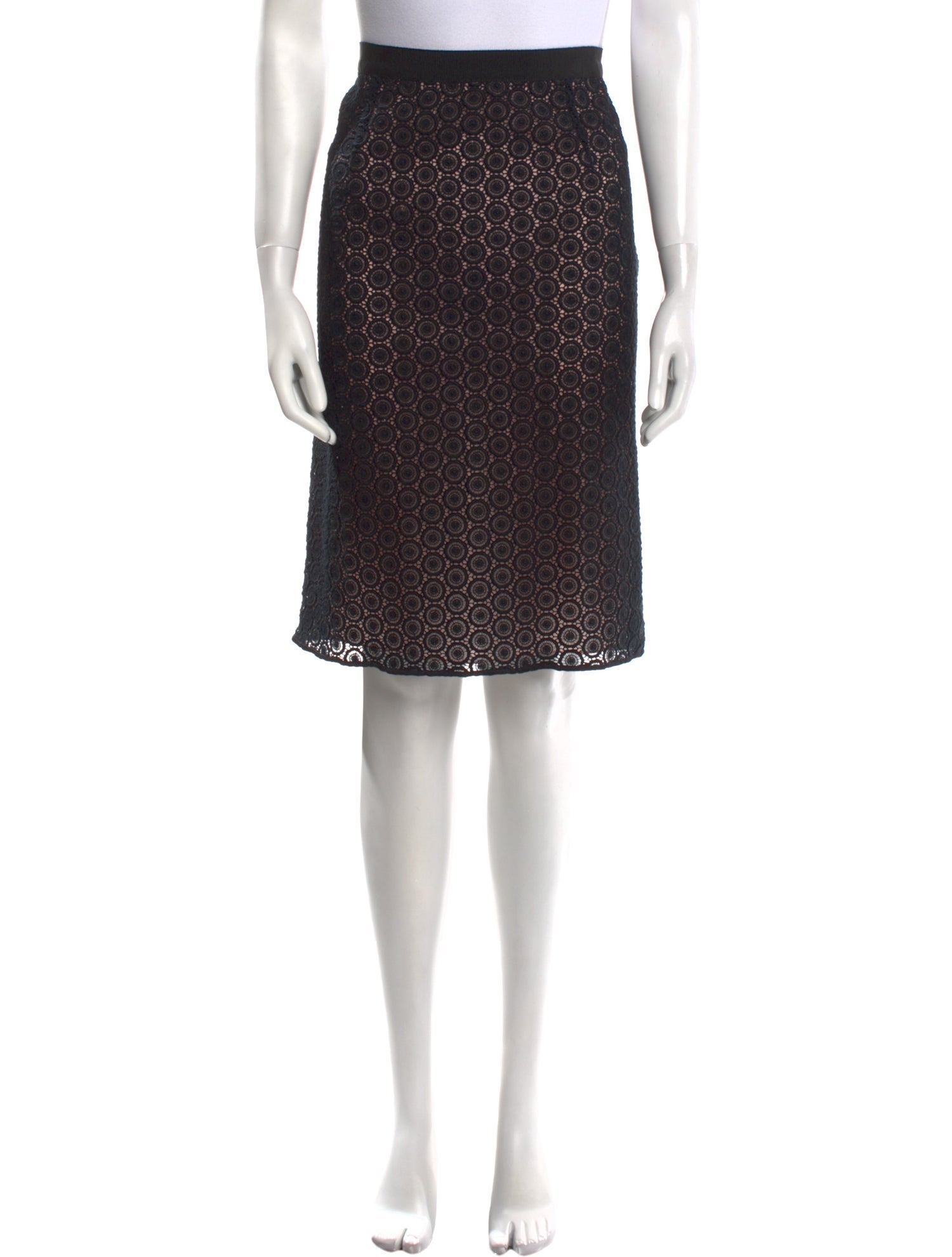 Moschino Cheap and Chic Printed Knee-Length Skirt