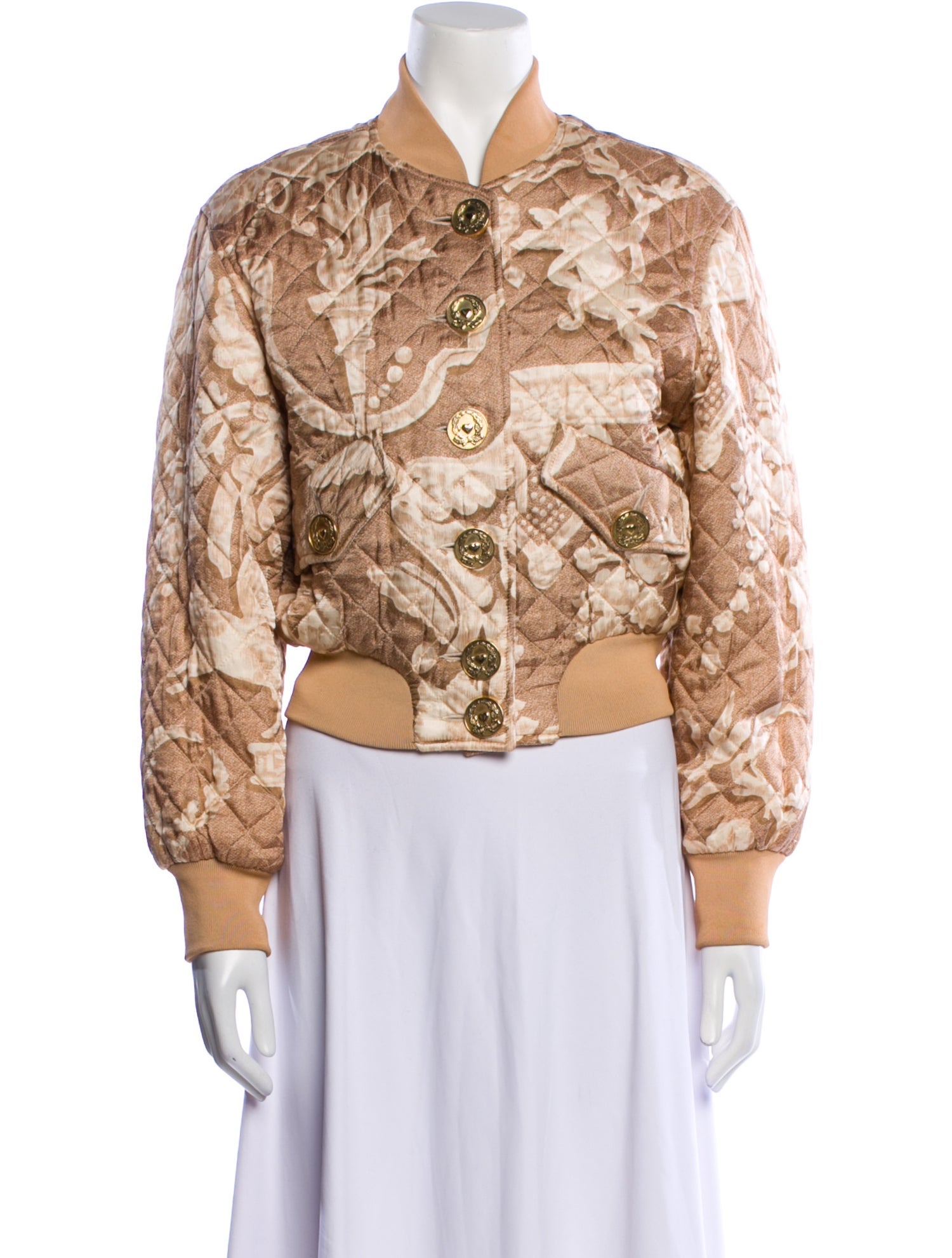 Moschino Cheap and Chic Printed Bomber Jacket