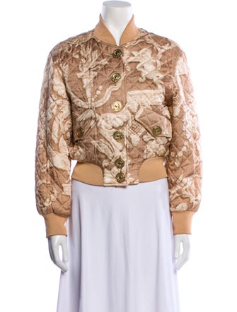 Moschino Cheap and Chic Printed Bomber Jacket