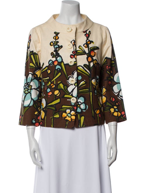 Moschino Cheap and Chic Floral Print Evening Jacket