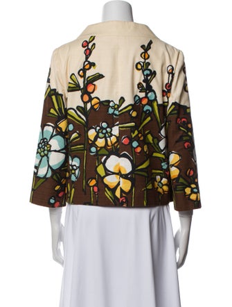 Moschino Cheap and Chic Floral Print Evening Jacket