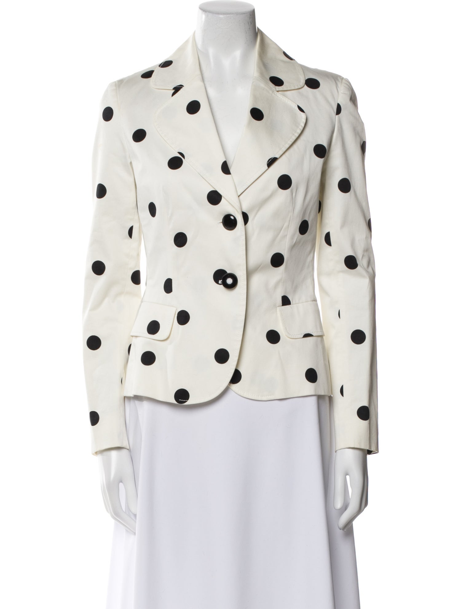 Moschino Cheap and Chic Polka Dot Print Blazer