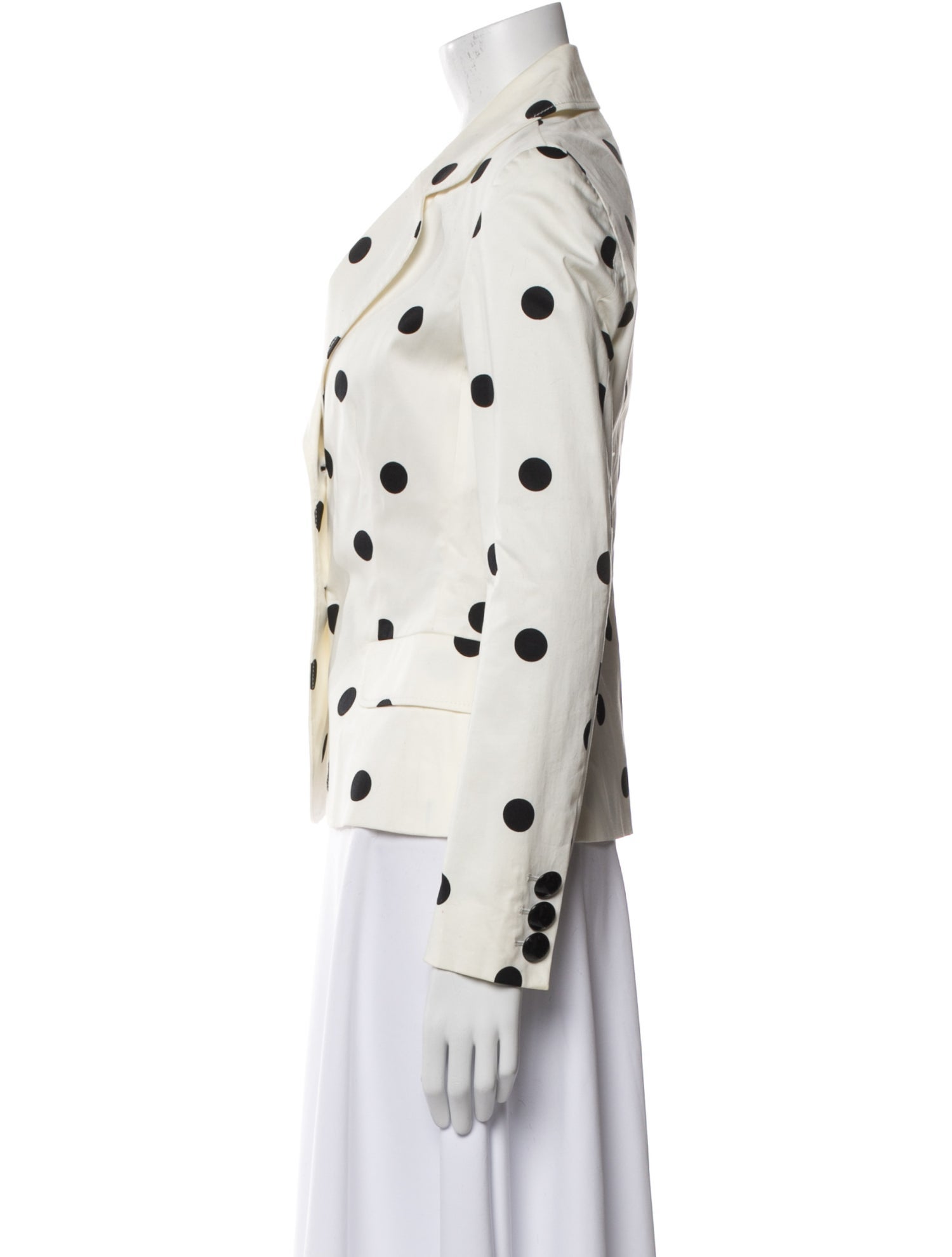 Moschino Cheap and Chic Polka Dot Print Blazer