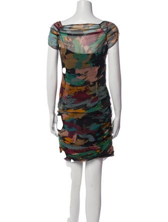 Moschino Cheap and Chic Silk Printed Skirt Set