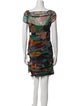 Moschino Cheap and Chic Silk Printed Skirt Set