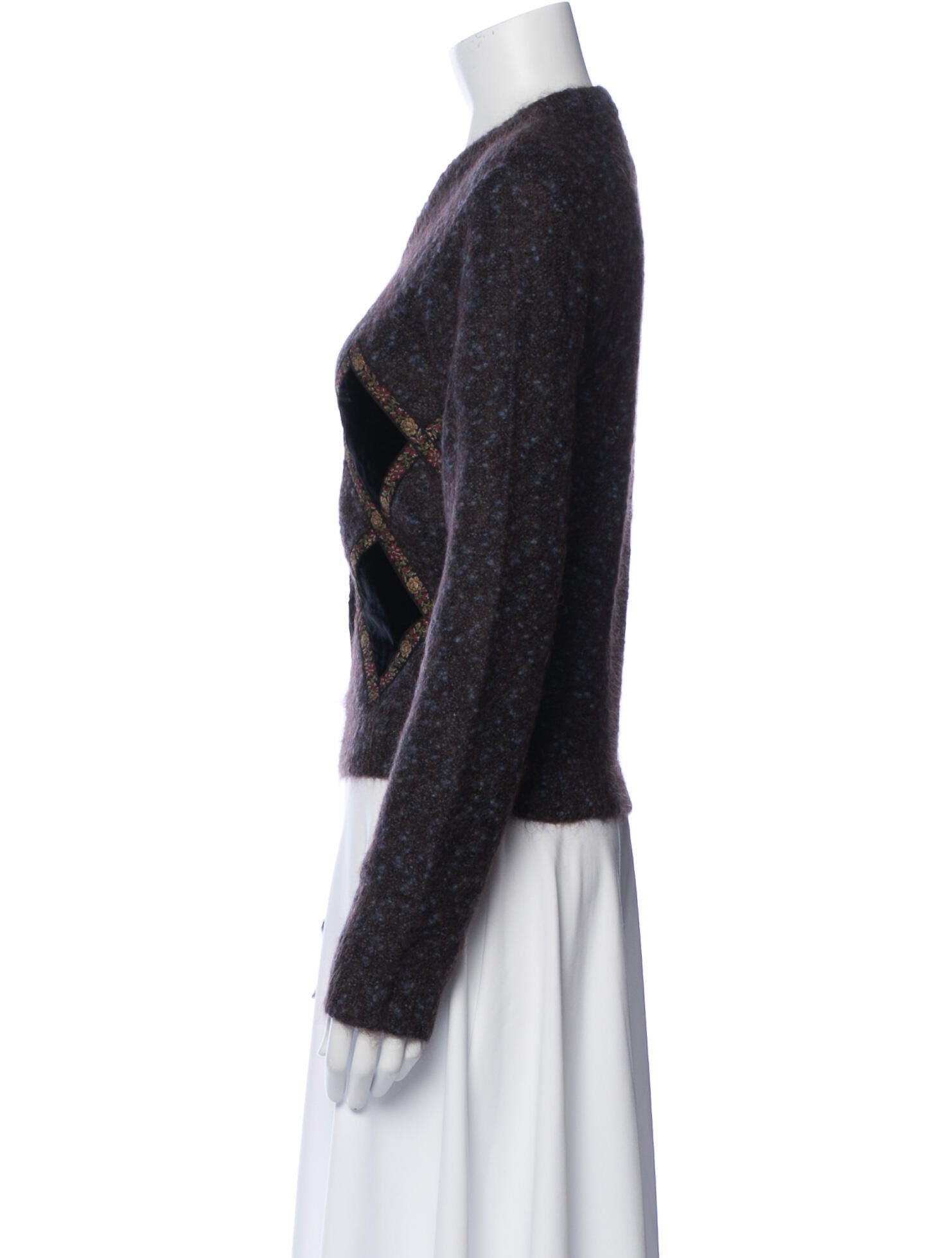 Moschino Cheap and Chic Virgin Wool Printed Sweater