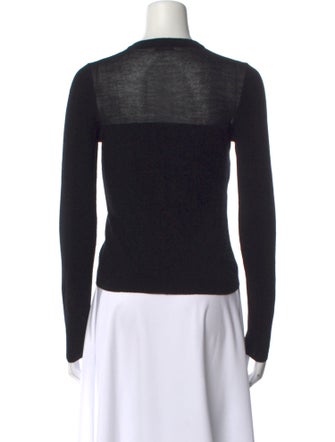 Moschino Cheap and Chic Virgin Wool Floral Print Sweater