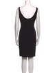 Moschino Cheap and Chic Cowl Neck Mini Dress
