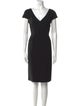 Moschino Cheap and Chic V-Neck Knee-Length Dress