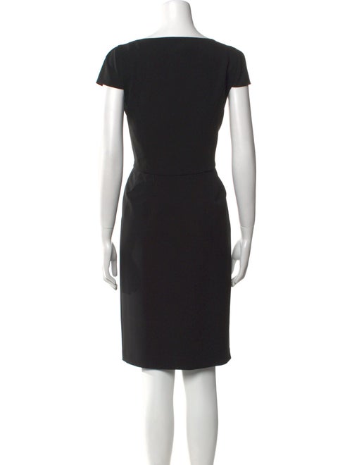 Moschino Cheap and Chic V-Neck Knee-Length Dress