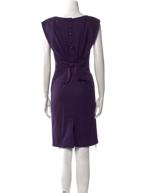 Moschino Cheap and Chic Bateau Neckline Knee-Length Dress